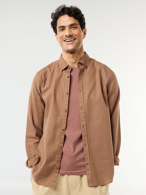 Camisa de linho misto - Kiabi
