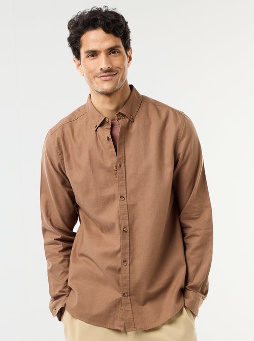 Camisa de linho misto - Kiabi