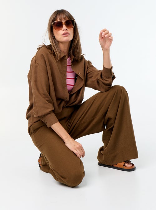 Camisa de linho misto - Kiabi