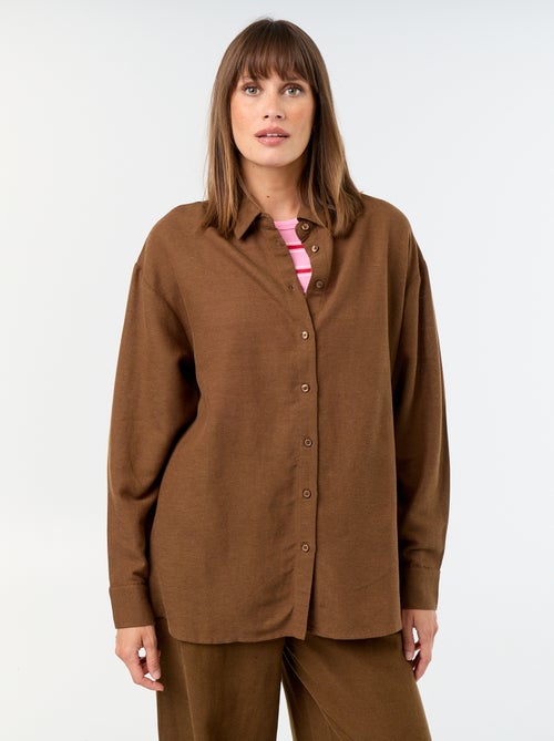 Camisa de linho misto - Kiabi