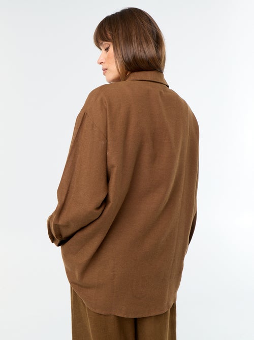 Camisa de linho misto - Kiabi