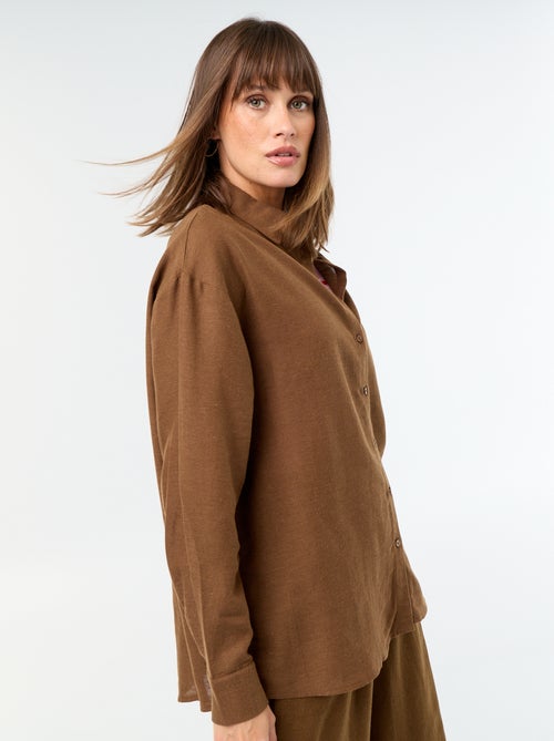 Camisa de linho misto - Kiabi