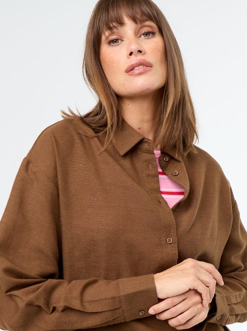 Camisa de linho misto - Kiabi