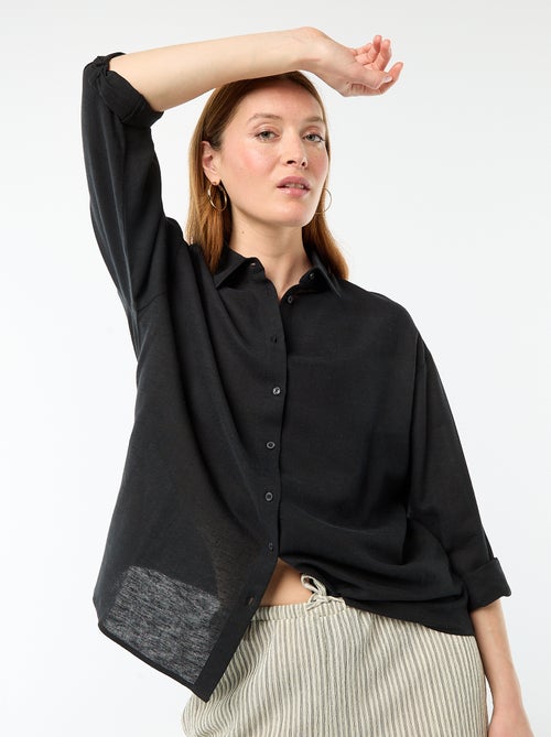 Camisa de linho misto - Kiabi