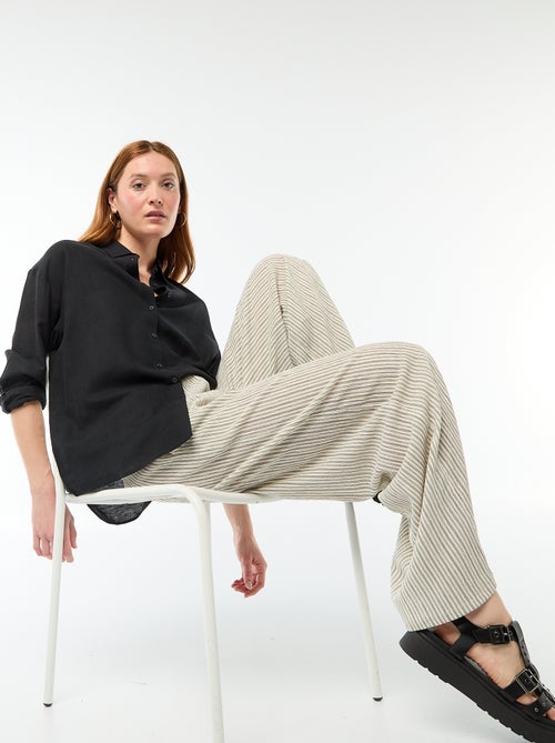 Camisa de linho misto - Kiabi