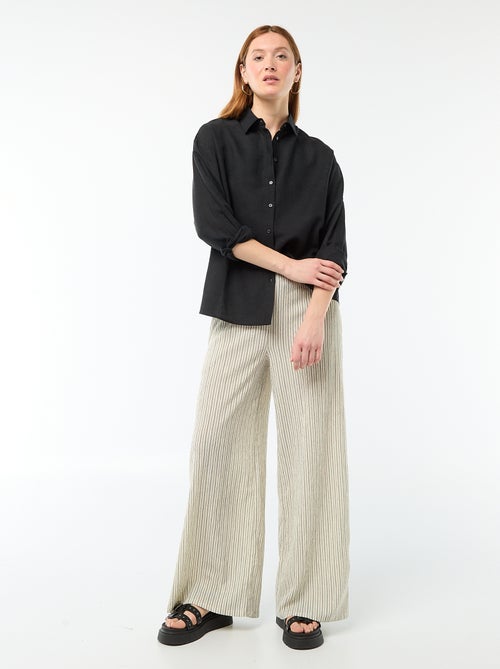 Camisa de linho misto - Kiabi