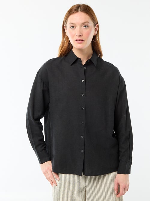 Camisa de linho misto - Kiabi