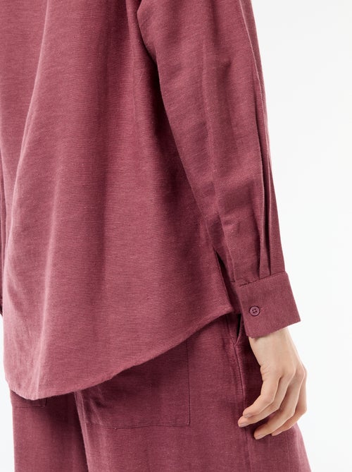 Camisa de linho misto - Kiabi