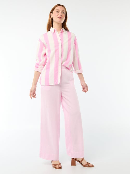 Camisa de linho misto - Kiabi