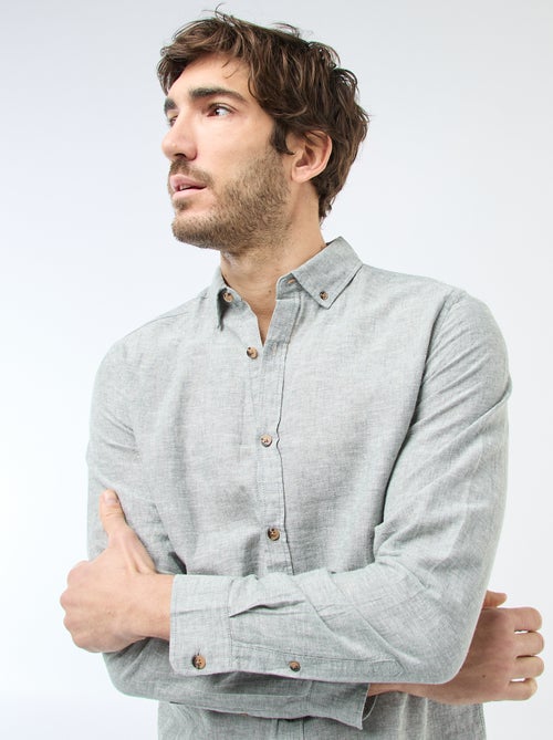 Camisa de linho misto - Kiabi
