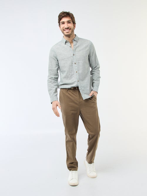 Camisa de linho misto - Kiabi