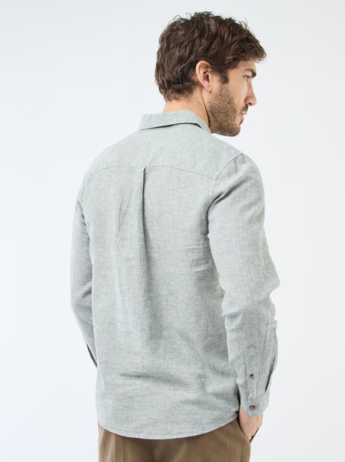 Camisa de linho misto - Kiabi