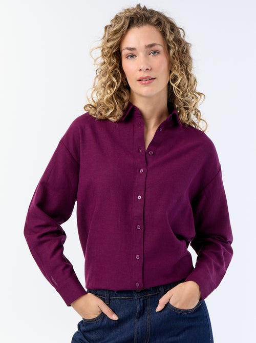 Camisa de linho misto - Kiabi