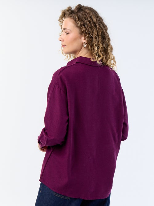 Camisa de linho misto - Kiabi