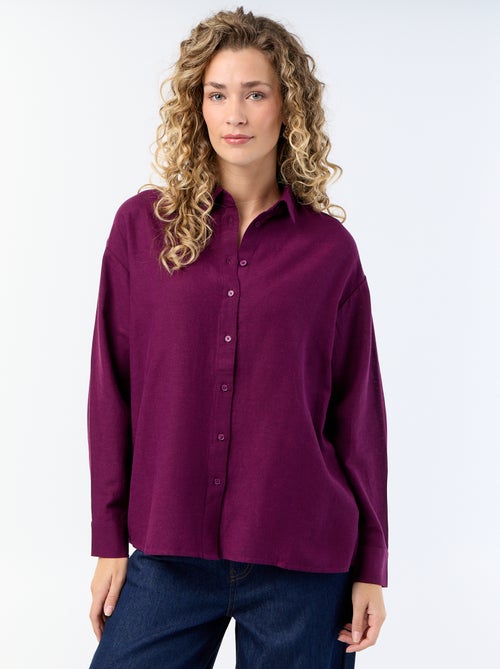 Camisa de linho misto - Kiabi