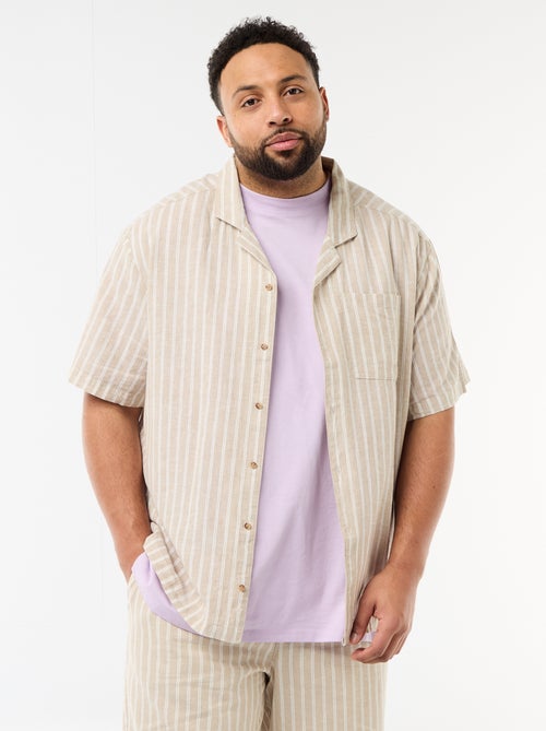 Camisa de linho misturado - Kiabi