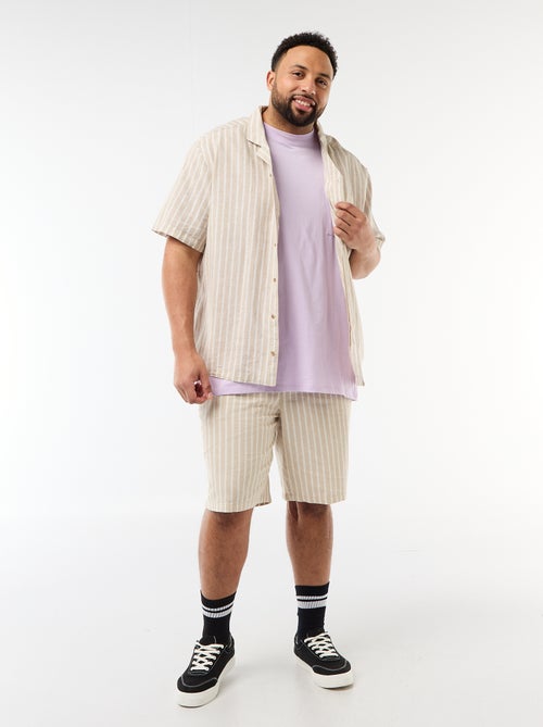 Camisa de linho misturado - Kiabi