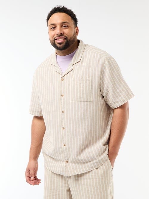 Camisa de linho misturado - Kiabi