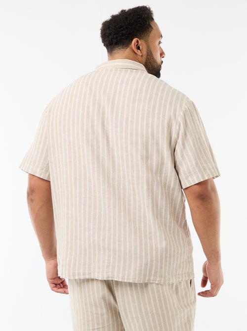 Camisa de linho misturado - Kiabi