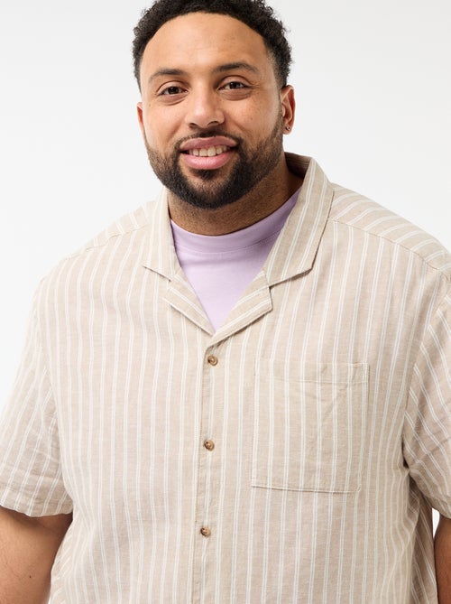 Camisa de linho misturado - Kiabi