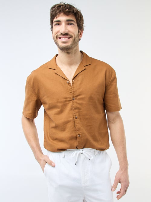 Camisa de linho misturado - Kiabi