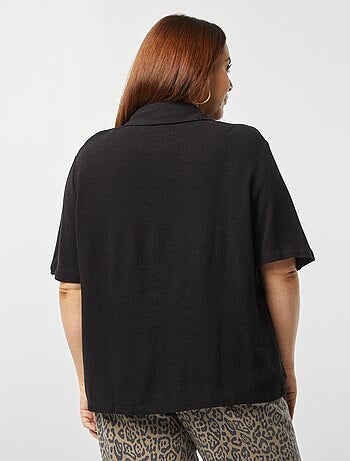 Camisa de linho misturado