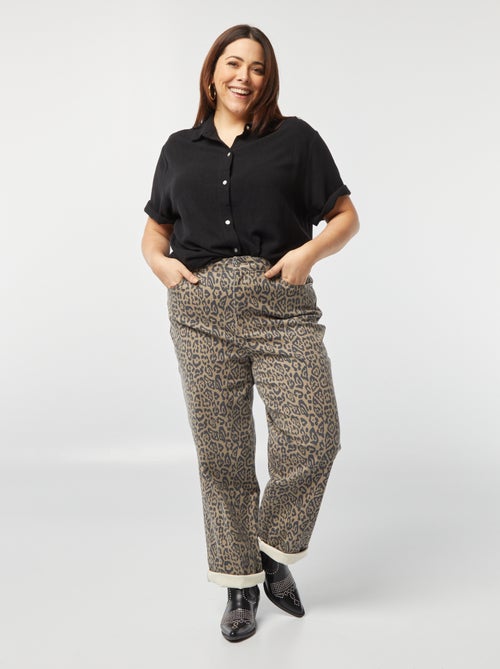 Camisa de linho misturado - Kiabi