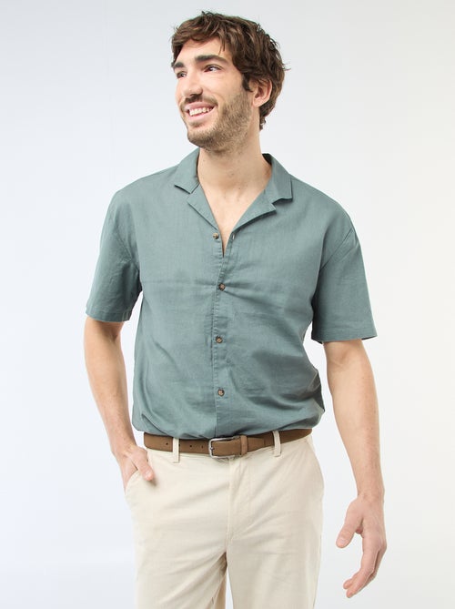 Camisa de linho misturado - Kiabi