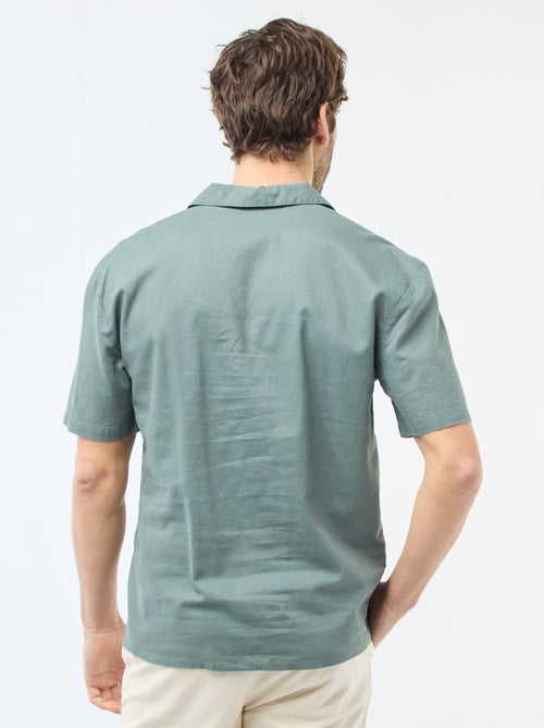 Camisa de linho misturado - Kiabi