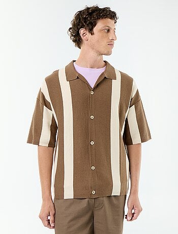 Camisa de malha de manga curta