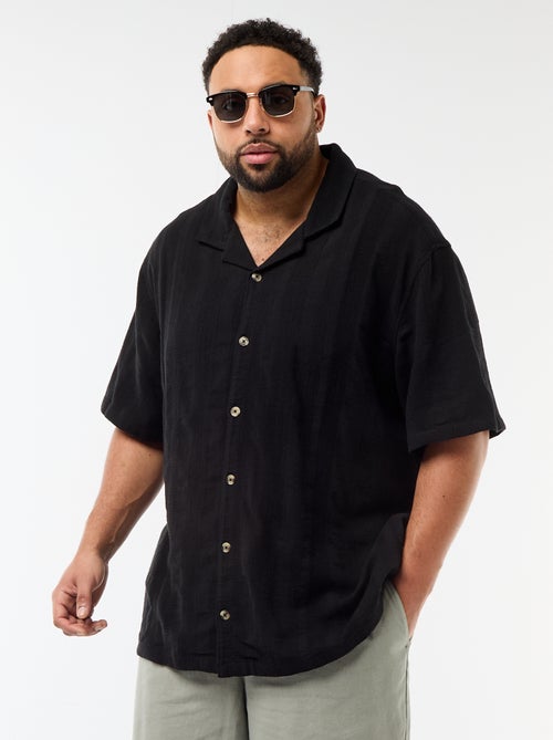 Camisa de malha fantasia de manga curta - Kiabi