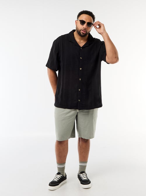 Camisa de malha fantasia de manga curta - Kiabi