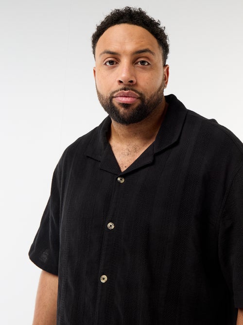 Camisa de malha fantasia de manga curta - Kiabi