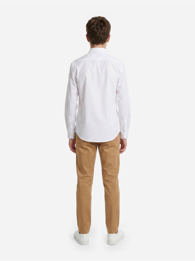 Camisa de manga comprida - Yves Enzo Branco - Kiabi