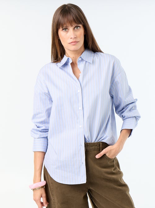 Camisa de manga comprida - Kiabi Camisa de manga comprida - Kiabi