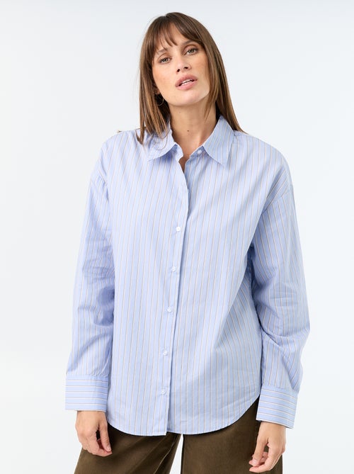 Camisa de manga comprida - Kiabi Camisa de manga comprida - Kiabi
