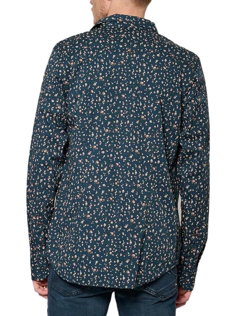Camisa de Manga Comprida Azul-Marinho para Homem Kaporal KEVYH Azul-marinho - Kiabi