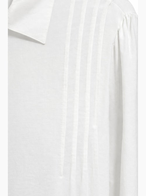 Camisa de manga comprida canelada texturizada com botões mixray - Kiabi Camisa de manga comprida canelada texturizada com botões mixray - Kiabi