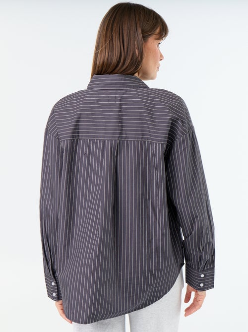 Camisa de manga comprida - Kiabi Camisa de manga comprida - Kiabi