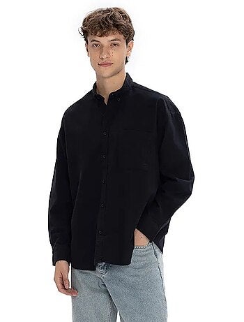 Camisa de manga comprida com botões giesto