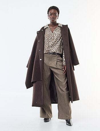 Camisa de manga comprida com padrão de leopardo 'JDY'