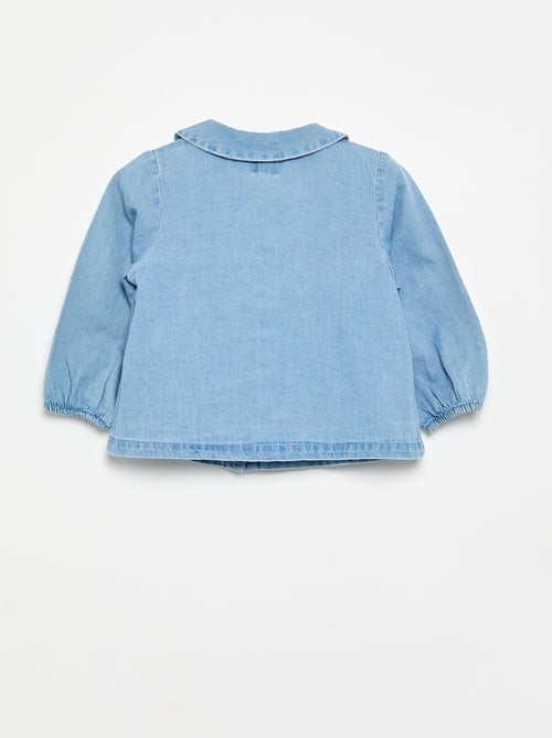 Camisa de manga comprida de Calças de ganga - Kiabi