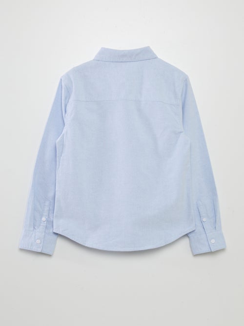 Camisa de manga comprida oxford - Kiabi