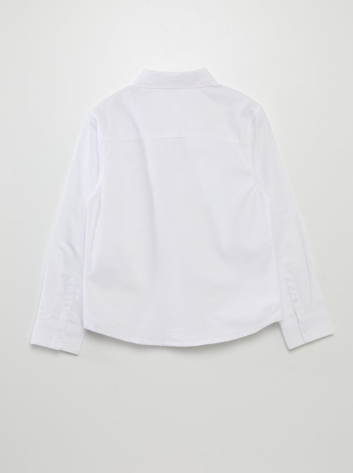 Camisa de manga comprida oxford - Kiabi