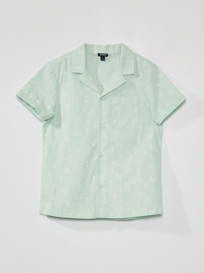 Camisa de manga curta BRANCO - Kiabi