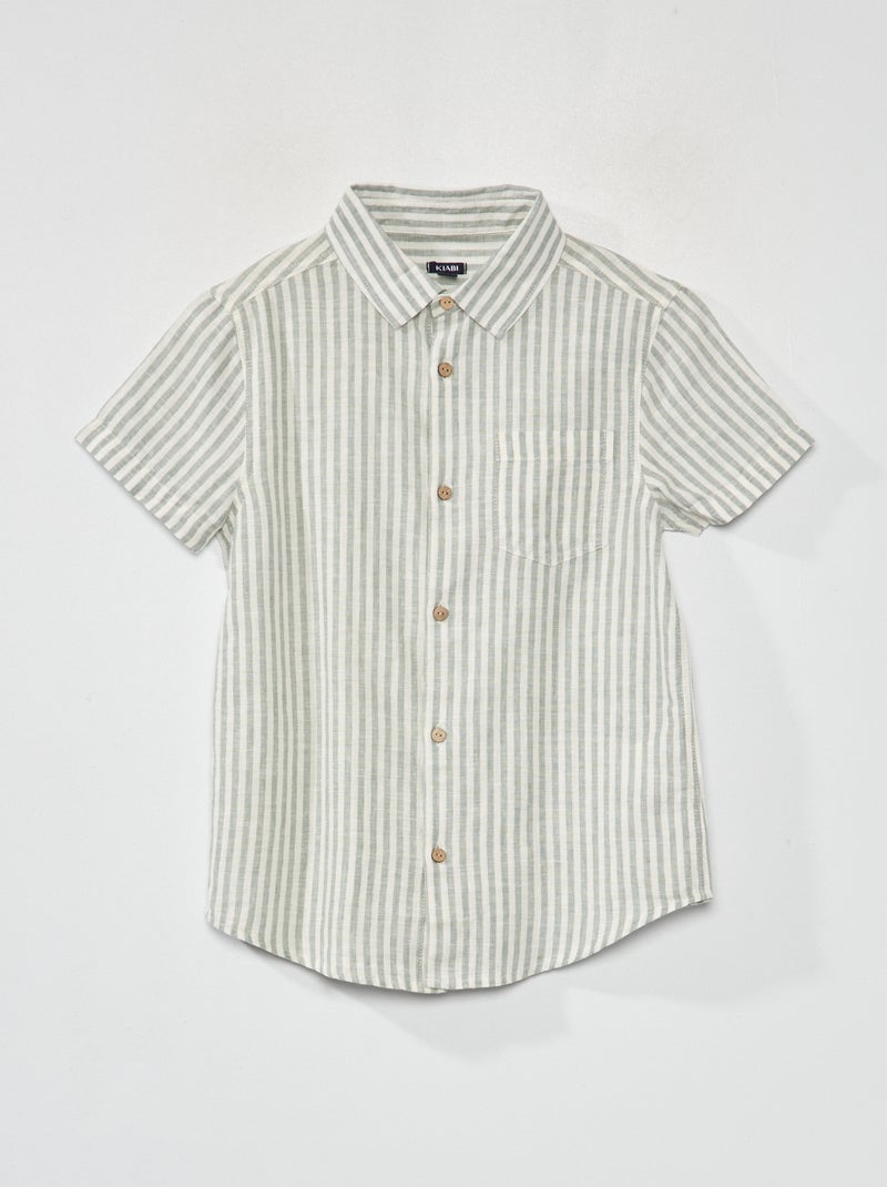 Camisa de manga curta BRANCO - Kiabi