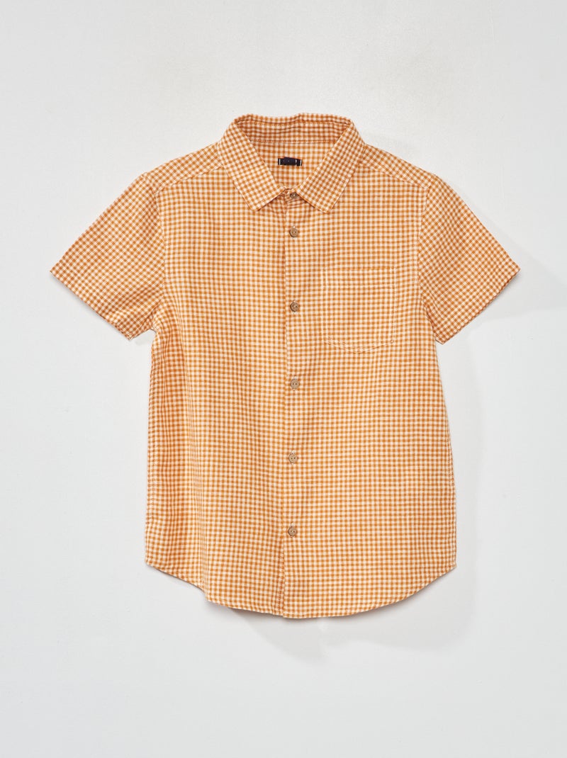 Camisa de manga curta BRANCO - Kiabi