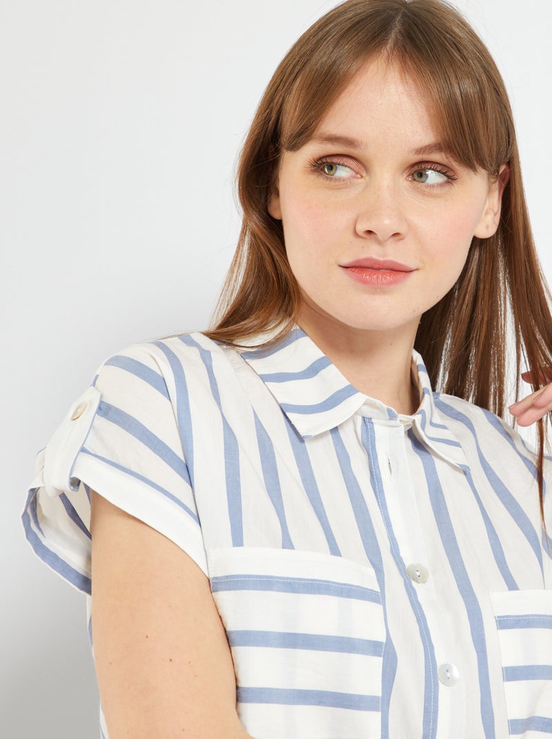 Camisa de manga curta BRANCO - Kiabi