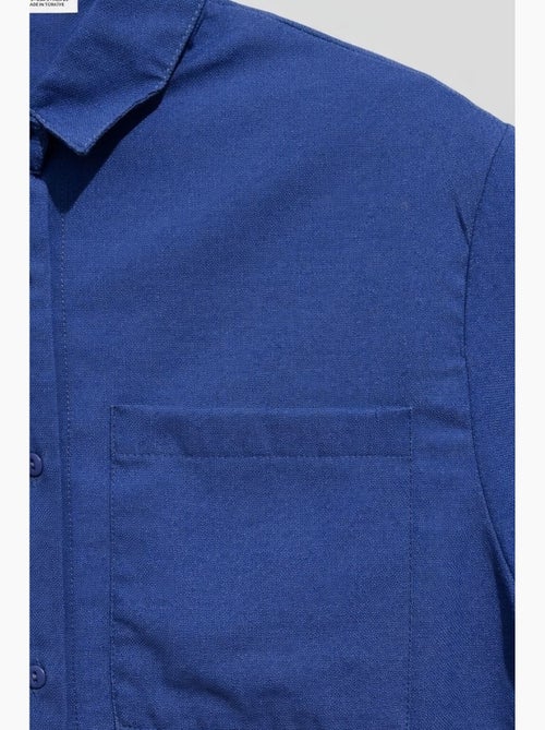 Camisa de manga curta com bolsos mixray - Kiabi Camisa de manga curta com bolsos mixray - Kiabi