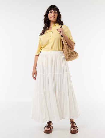 Camisa de manga curta com botões